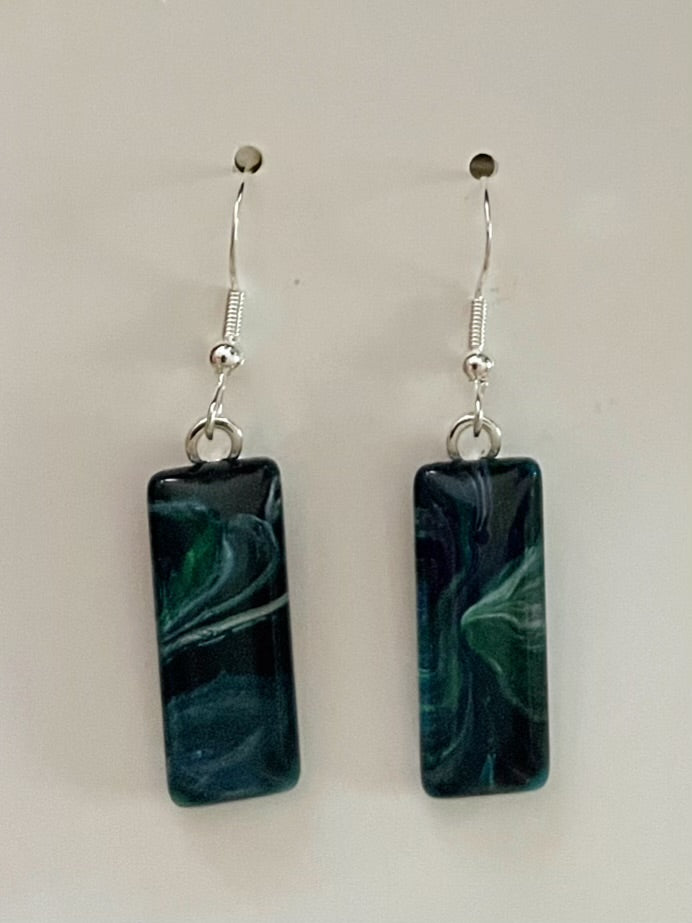 Tranqulity (blue, green) Earrings TR118