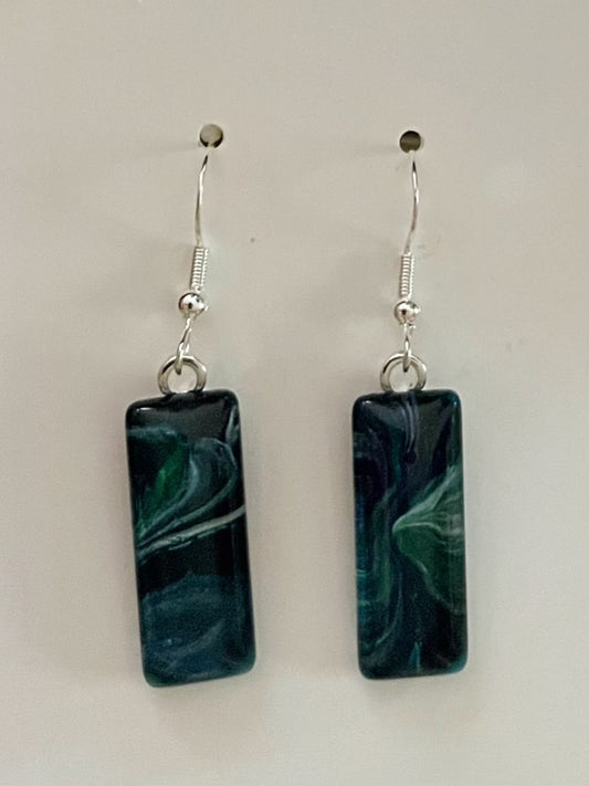 Tranqulity (blue, green) Earrings TR118