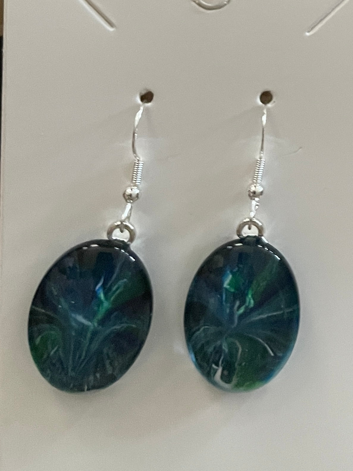 Tranquility (blue, green) Earrings TR165