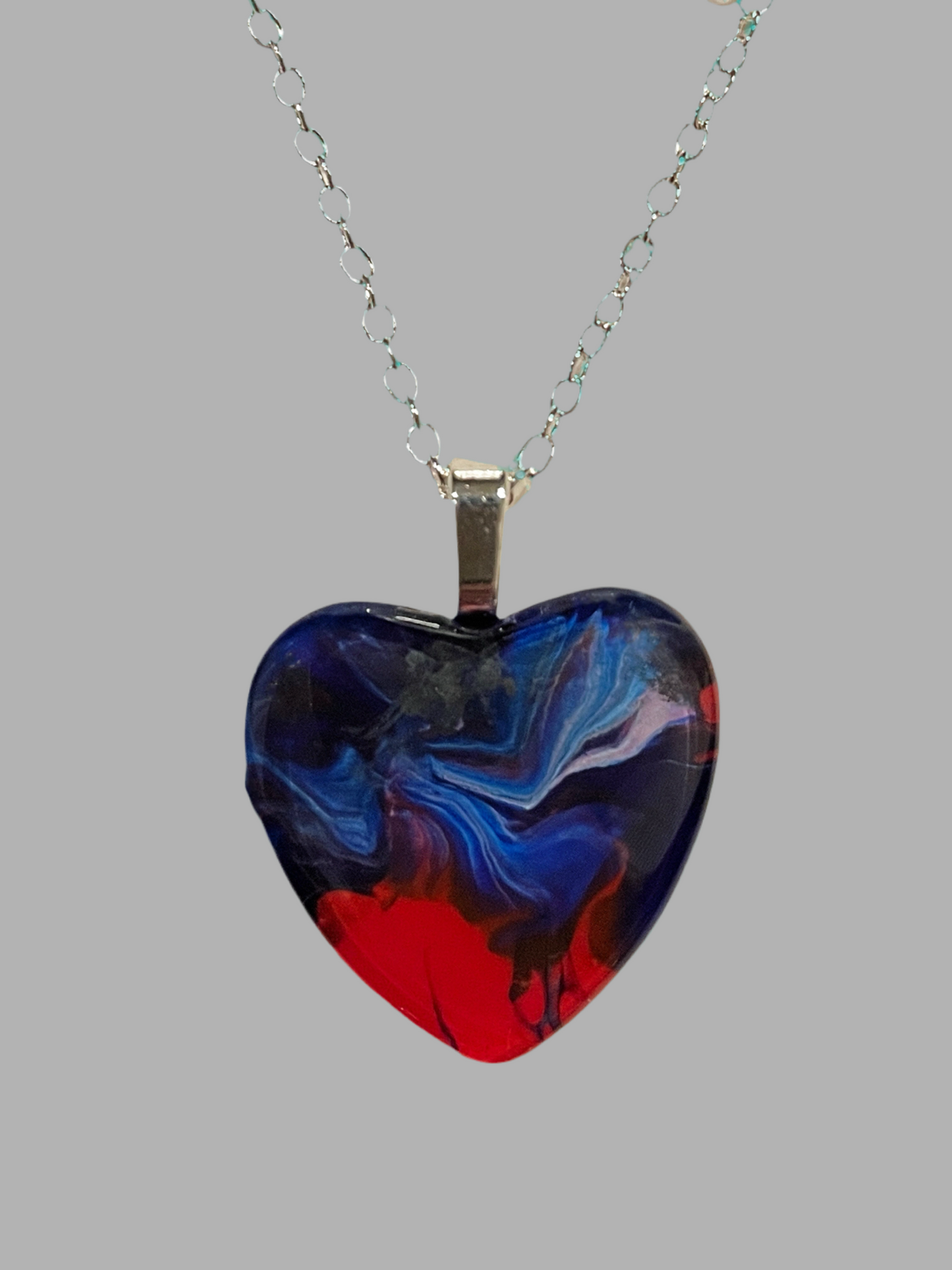 Patriot Collection (red, white and blue) Pendant with necklace PA136