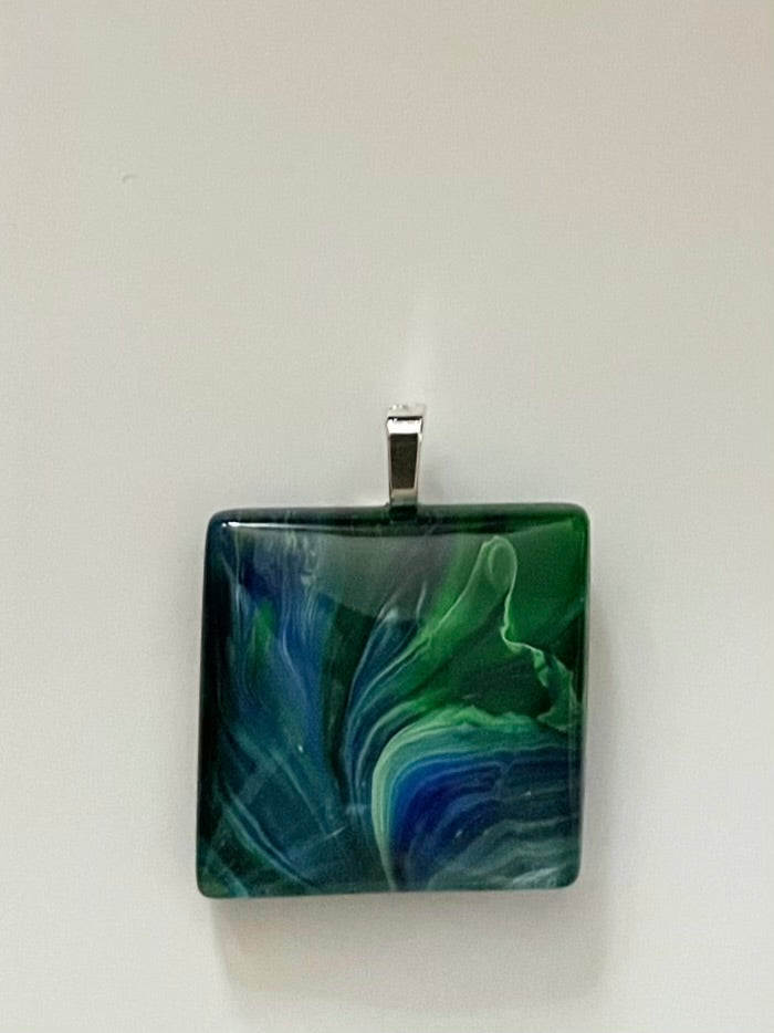 Tranquility (blue, green) Pendant TR128