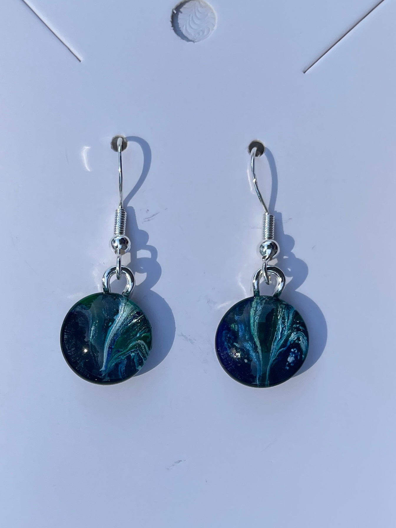 Tranquility (blue, green) Earrings TR174