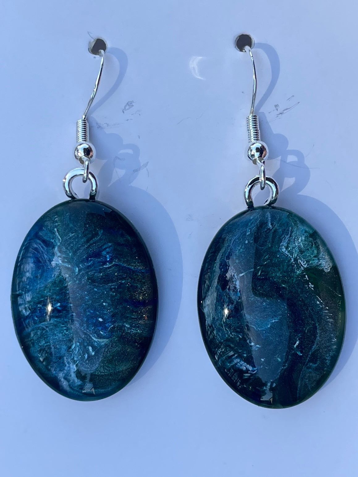 Tranquility (blue, green) Earrings TR167