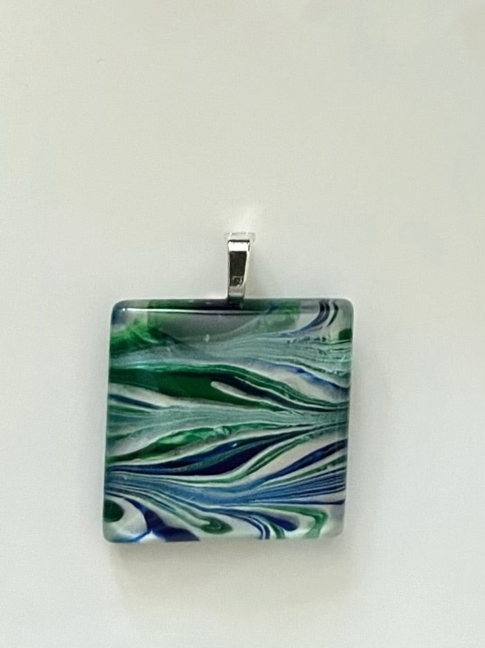 Tranquility (blue, green) Pendant TR126